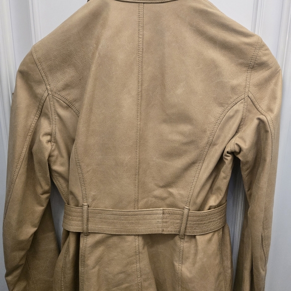 Belstaff Beige Triumph Motorcycle/field Leather Jacket - Picture 5 of 8
